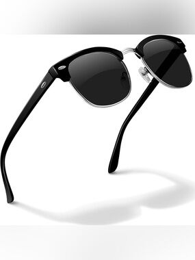 Livho Rimless Trendy Polarized Sunglasses - Retro Style with UV Protection